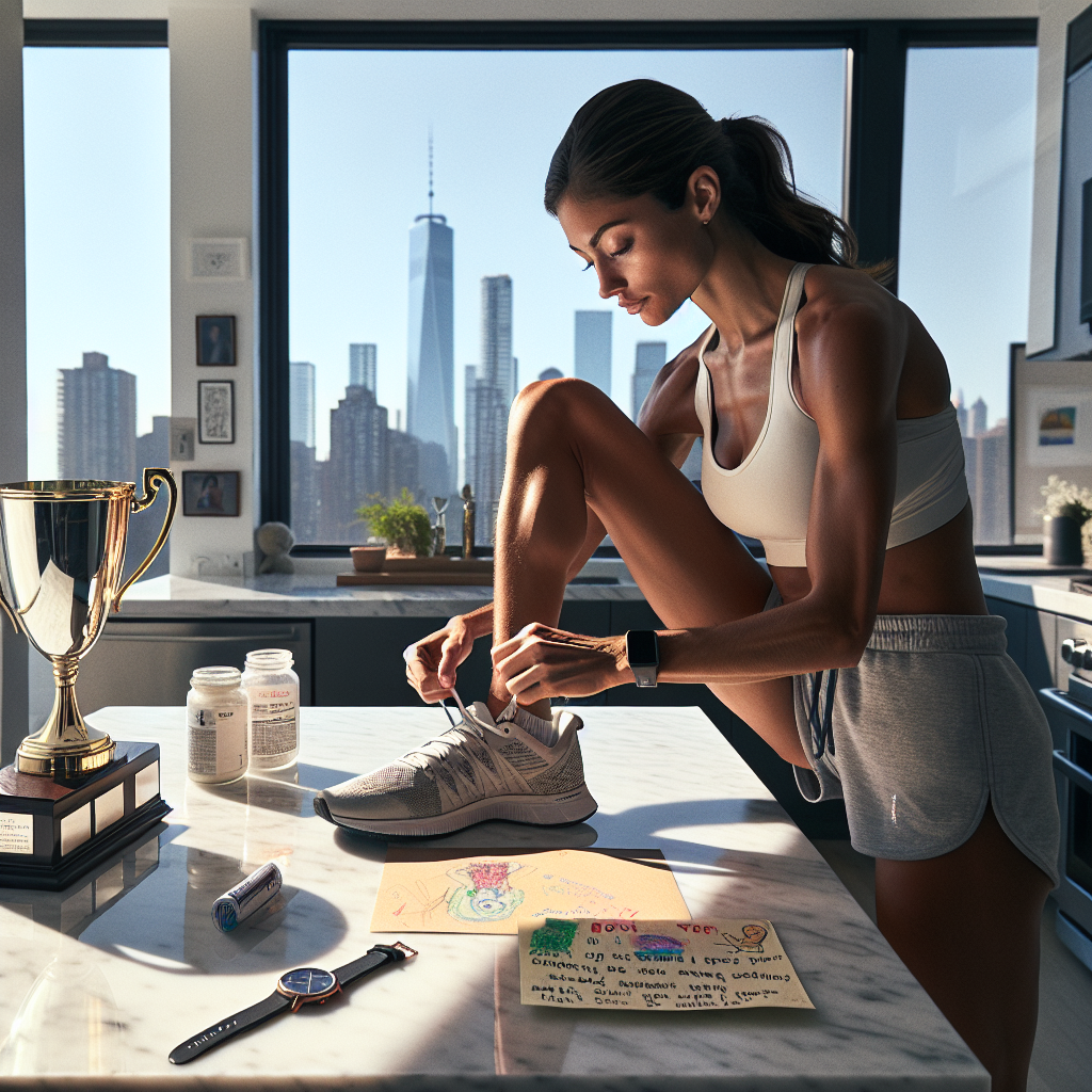 Атлет в утреннем интерьере: роскошь дома и знаки благотворительности без фильтров